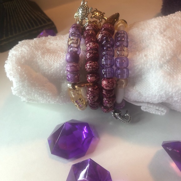 Bohemian Style Purple Jewel - Picture 2 of 2